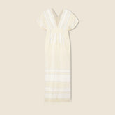 lemlem Gasira V-neck caftan