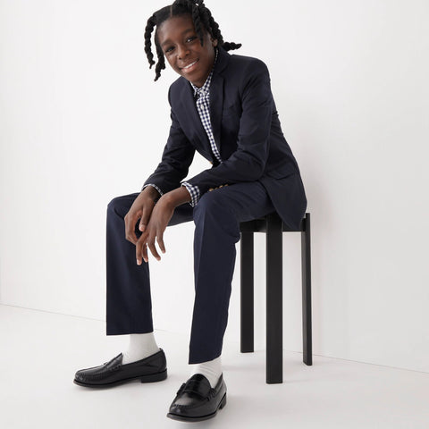 Boys' slim Ludlow suit pant in Italian wool