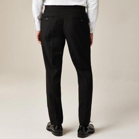 Ludlow Slim-fit tuxedo pant in Italian wool