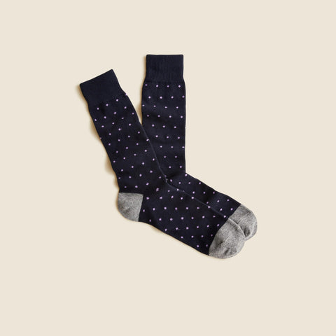 Bird's eye–print socks