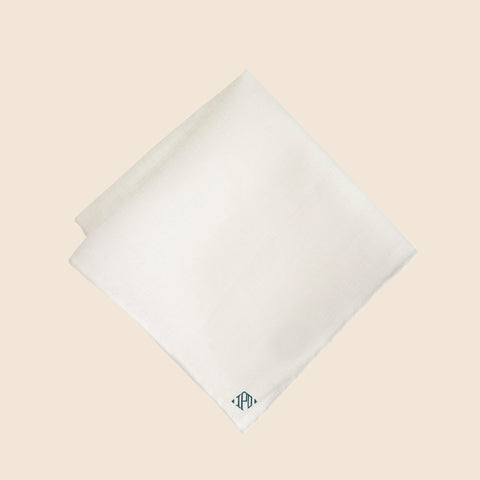 English linen pocket square