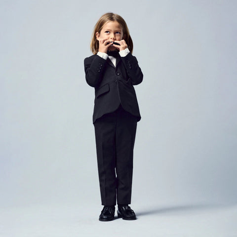 Boys' slim Ludlow tuxedo pant in Italian wool