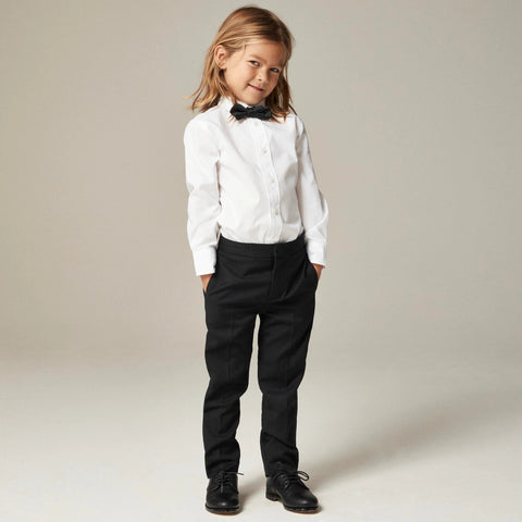 Boys' slim Ludlow tuxedo pant in Italian wool