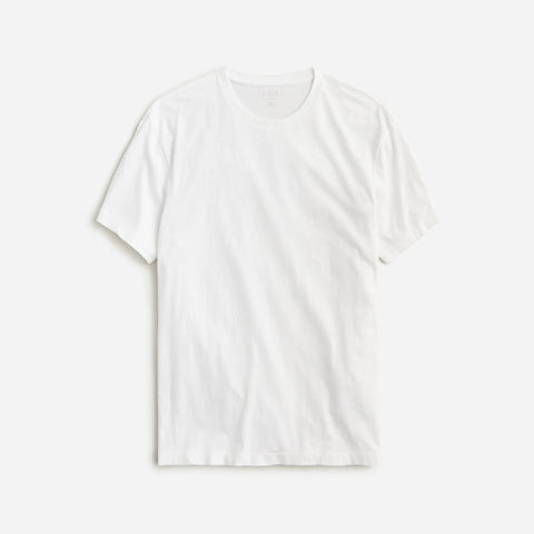 Broken-in short-sleeve T-shirt