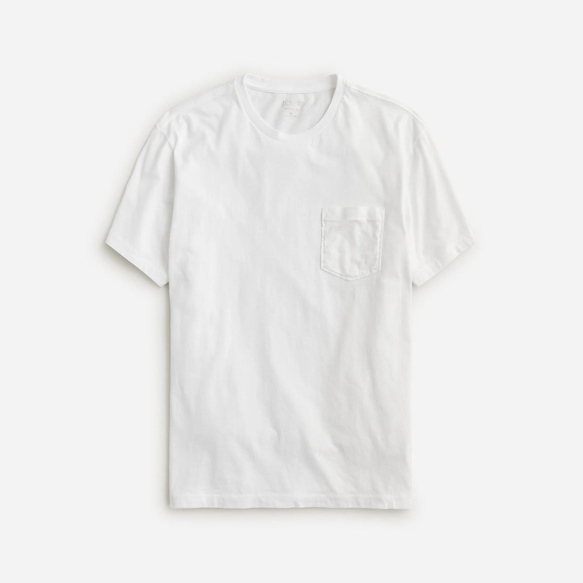 Broken-in short-sleeve pocket T-shirt