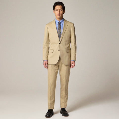Ludlow Slim-fit suit jacket in Italian chino