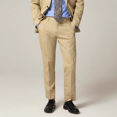 Ludlow Slim-fit suit pant in Italian chino