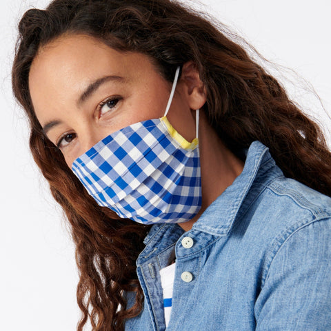 Pack-of-three nonmedical face masks in mixed prints