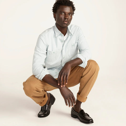 Camden leather loafers with rubber soles