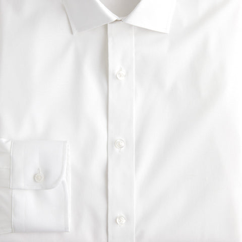 Slim-fit Bowery wrinkle-free stretch cotton shirt with spread collar