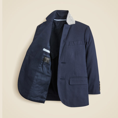 Boys' Ludlow suit jacket in Italian chino