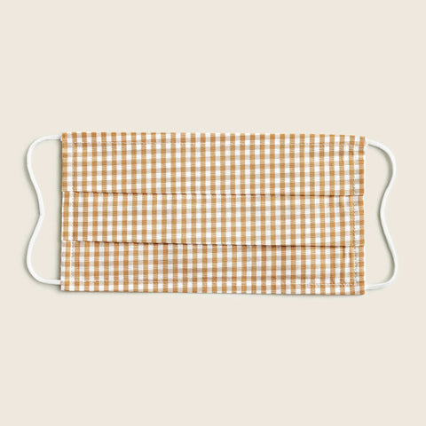 Pack-of-three nonmedical face masks in checks and stripes