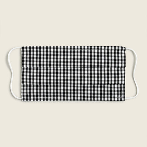Pack-of-three nonmedical face masks in checks and stripes