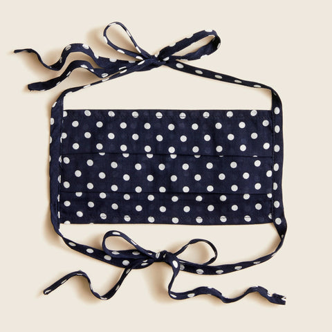 Three-pack nonmedical tie-back face masks