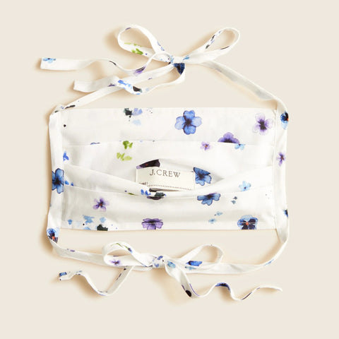 Three-pack nonmedical tie-back face masks