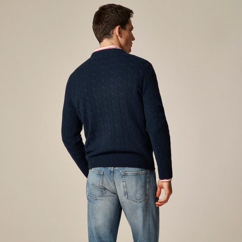 Cashmere cable-knit sweater