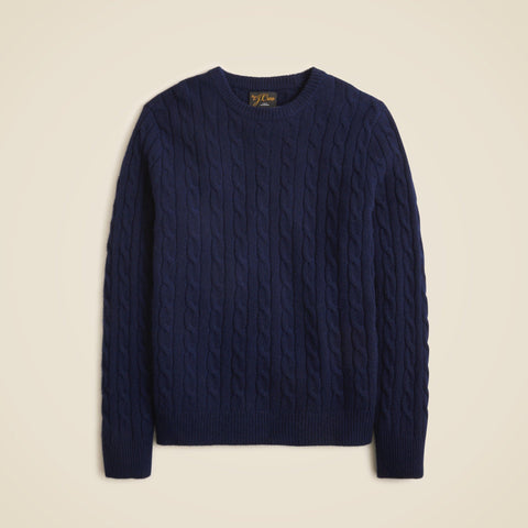 Cashmere cable-knit sweater