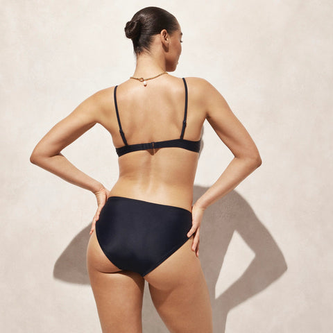 Classic full-coverage bikini bottom