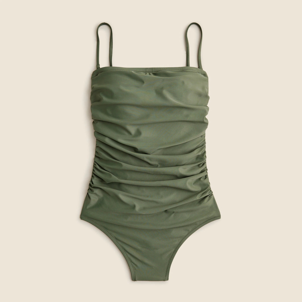 Gemma ruched bandeau one-piece