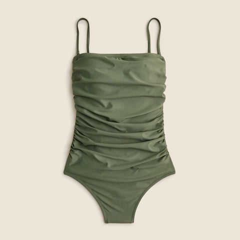 Gemma ruched bandeau one-piece