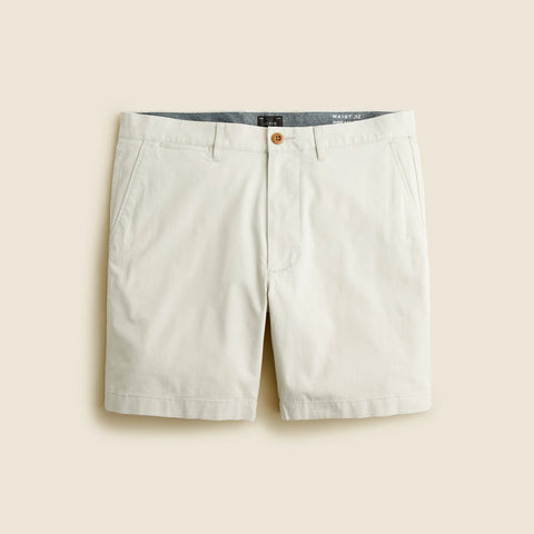 7" stretch chino short