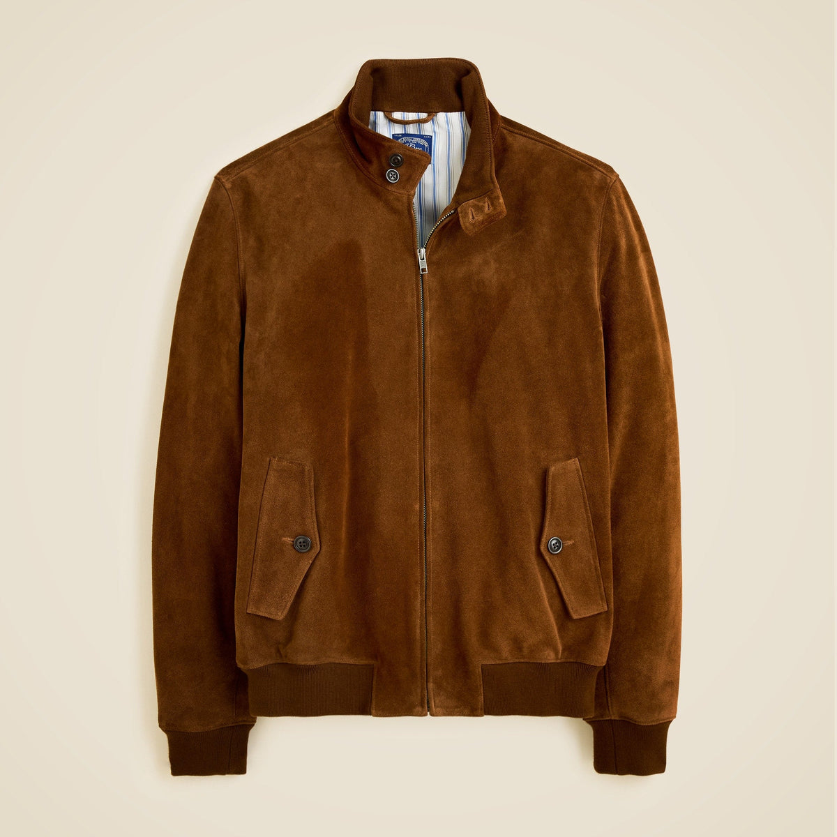 Harrington jacket in Italian suede