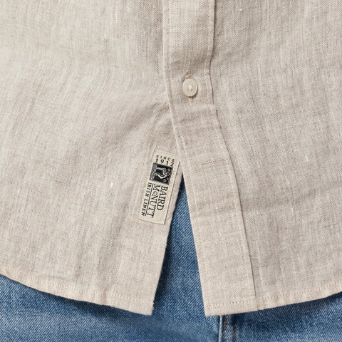Short-sleeve Baird McNutt Irish linen shirt