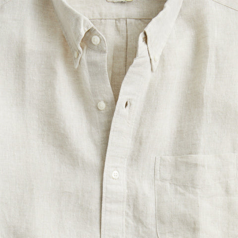 Short-sleeve Baird McNutt Irish linen shirt