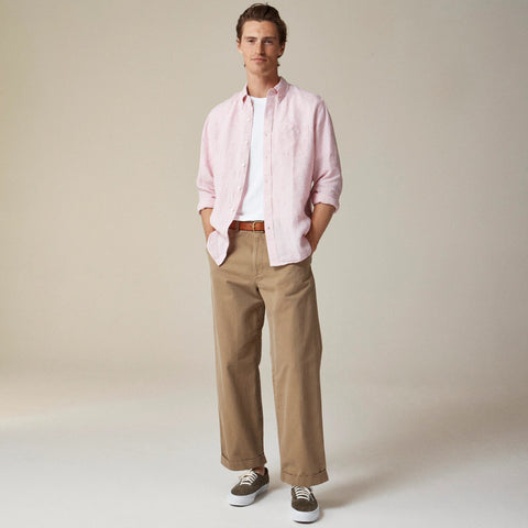 Slim Baird McNutt Irish linen shirt