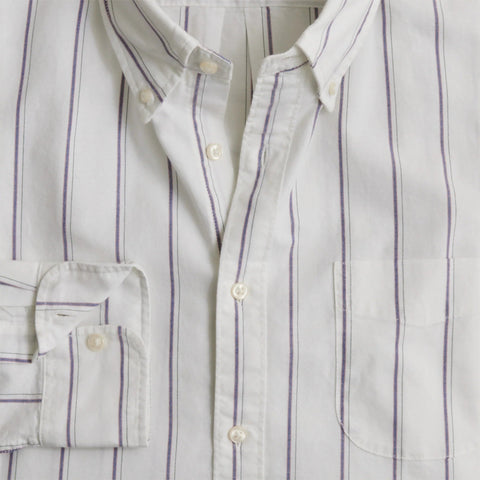 Broken-in organic cotton oxford shirt