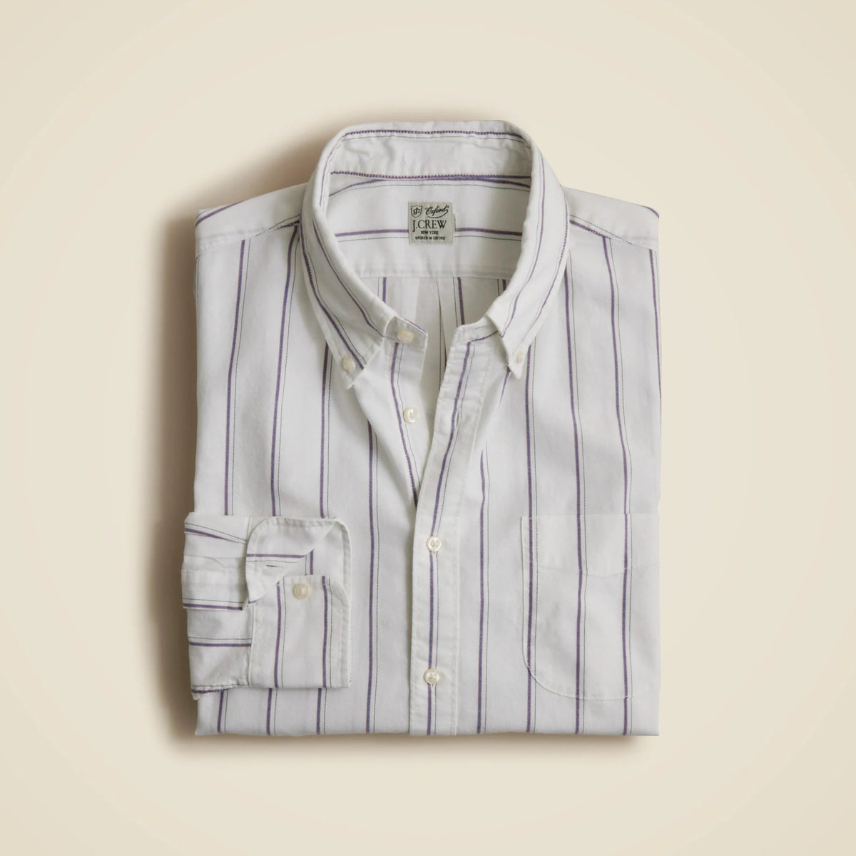 Broken-in organic cotton oxford shirt