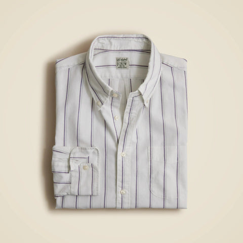 Broken-in organic cotton oxford shirt