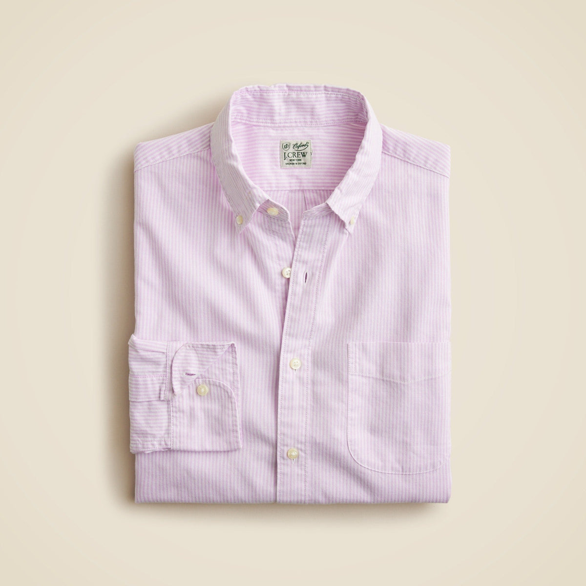 Broken-in organic cotton oxford shirt