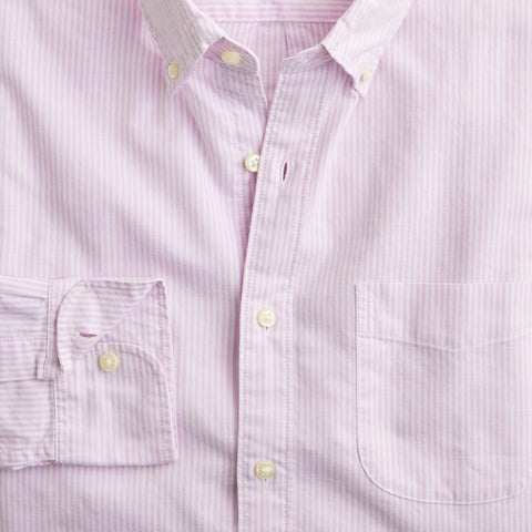Broken-in organic cotton oxford shirt