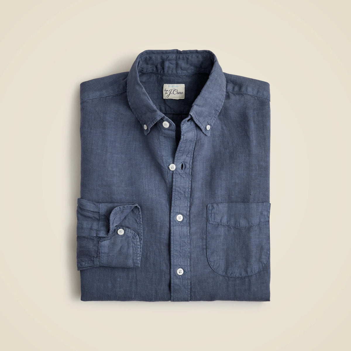 Baird McNutt garment-dyed Irish linen shirt