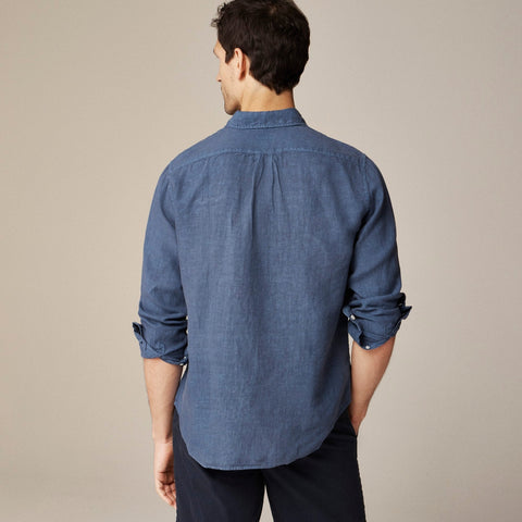 Baird McNutt garment-dyed Irish linen shirt