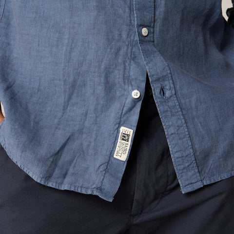 Baird McNutt garment-dyed Irish linen shirt
