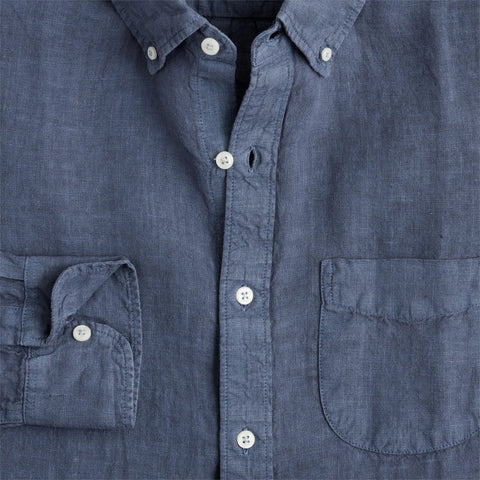 Baird McNutt garment-dyed Irish linen shirt
