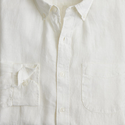 Baird McNutt garment-dyed Irish linen shirt