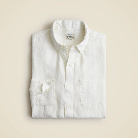Baird McNutt garment-dyed Irish linen shirt