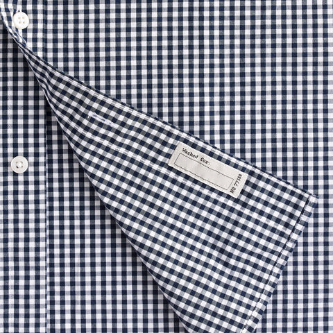 Slim Secret Wash organic cotton poplin shirt