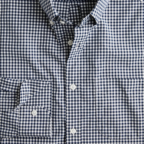 Slim Secret Wash organic cotton poplin shirt