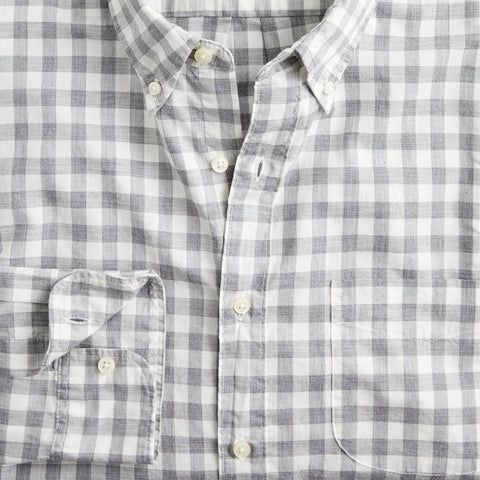 Tall Secret Wash organic cotton poplin shirt