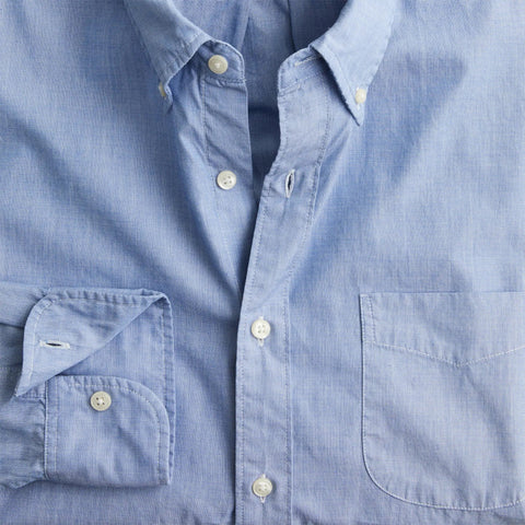 Secret Wash organic cotton poplin shirt