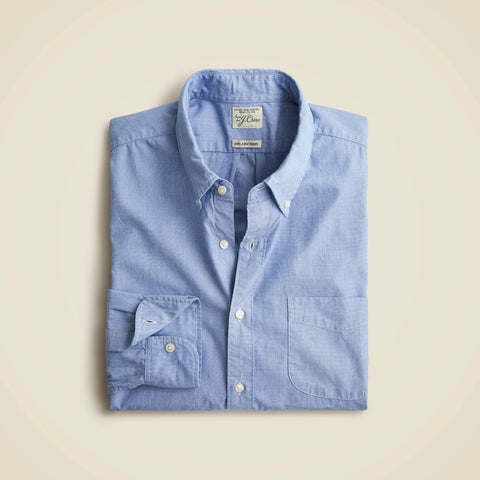 Secret Wash organic cotton poplin shirt
