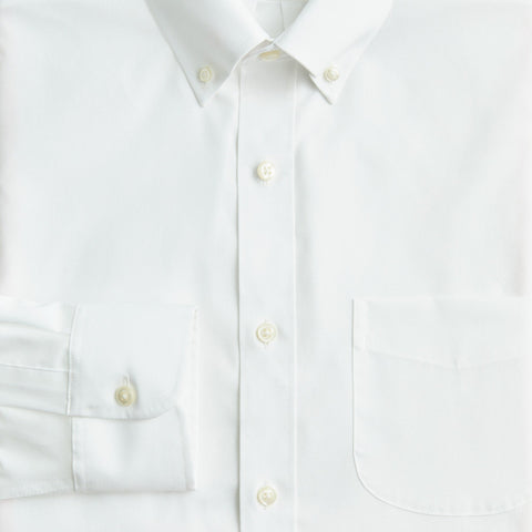 Slim Bowery wrinkle-free dress shirt with button-down collar