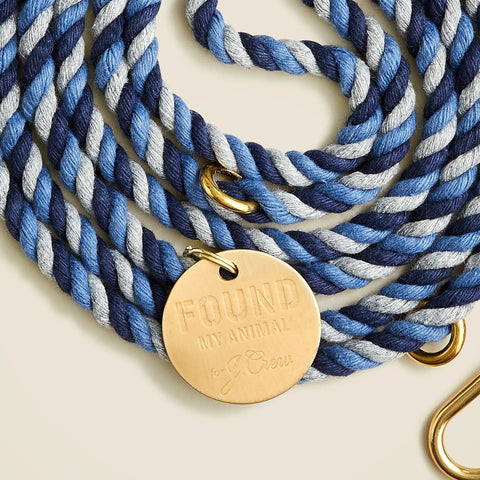 Found My Animal™ X J.Crew adjustable rope leash