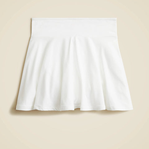 Girls' skort in performance jersey