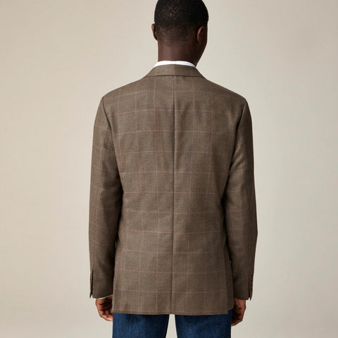 Ludlow Slim-fit blazer in English cotton-wool blend