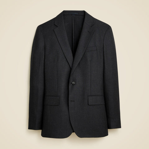 Ludlow Slim-fit suit jacket in English cotton-wool blend